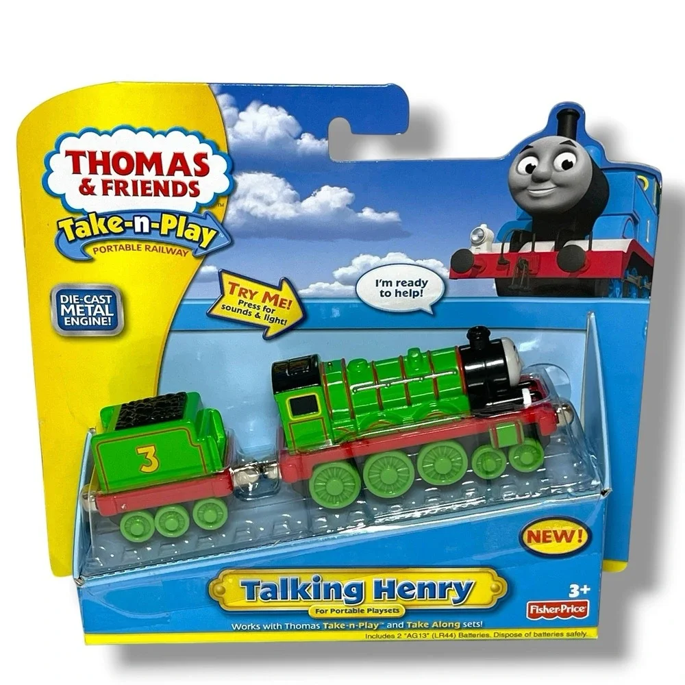 Thomas & Friends Talking Henry‎ Take-n-Play Die-Cast Train NEW Sealed See Video